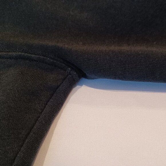 Womens M Black Swearshirt With Rollerblader Embroidery - Picture 10 of 10